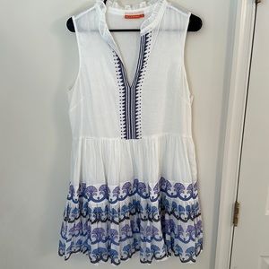 Blue and purple oliphant dress